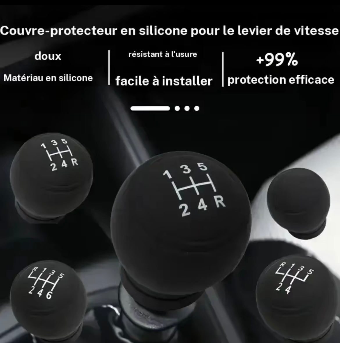 Capa para alavanca das mudanças em silicone