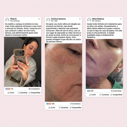 PureSkin Patches Hidrogel Revitalizantes para Olhos