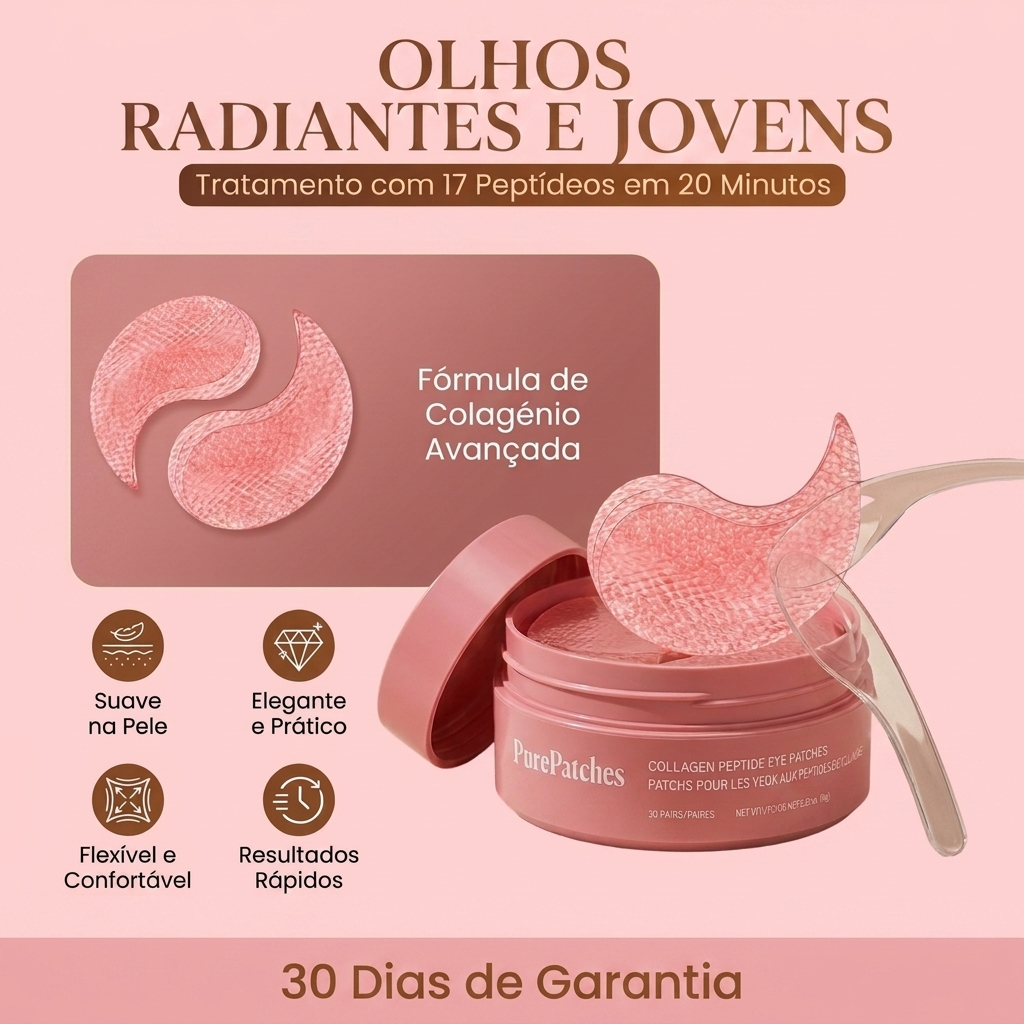 PureSkin Patches Hidrogel Revitalizantes para Olhos